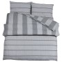 Gray cotton duvet cover set 140x200 cm by , Duvet covers - Ref: Foro24-136435, Price: 24,85 €, Discount: %