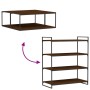 Wall shelves 4 pcs brown engineered wood 100x50x1.5 cm by , Shelves and shelves - Ref: Foro24-838308, Price: 61,99 €, Discoun...