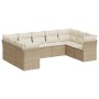 9-teiliges Gartensofa-Set mit beigen synthetischen Rattankissen von , Gartensets - Ref: Foro24-3218128, Preis: 687,69 €, Raba...