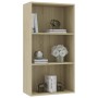 3-tier oak plywood shelf 60x30x114cm by , Bookcases and shelves - Ref: Foro24-800975, Price: 77,99 €, Discount: %