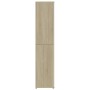 White and oak plywood shoe cabinet 80x39x178 cm by , Shoe racks and shoe organizers - Ref: Foro24-802863, Price: 203,86 €, Di...