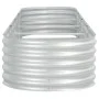 Silver galvanized steel flower bed 400x80x44 cm by , Pots and planters - Ref: Foro24-45516, Price: 149,56 €, Discount: %