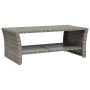 Mesa de centro ratán sintético gris 100x50x40 cm de , Mesas de centro - Ref: Foro24-319391, Precio: 101,35 €, Descuento: %