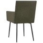 Dining chairs with armrests 2 units brown fabric by vidaXL, dining chairs - Ref: Foro24-281843, Price: 154,15 €, Discount: %