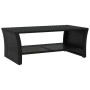 Mesa de centro negra 100x50x40 cm ratán sintético de , Mesas de centro - Ref: Foro24-319390, Precio: 97,78 €, Descuento: %