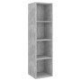 Concrete plywood wall TV cabinet 37x37x142.5 cm by , TV Furniture - Ref: Foro24-805493, Price: 59,99 €, Discount: %