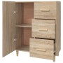 Aparador de madera de ingeniería roble Sonoma 69,5x34x90 cm de , Aparadores - Ref: Foro24-812171, Precio: 97,05 €, Descuento: %