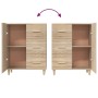 Aparador de madera de ingeniería roble Sonoma 69,5x34x90 cm de , Aparadores - Ref: Foro24-812171, Precio: 97,05 €, Descuento: %