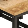 Stapelbare Couchtische 3-teilig aus massivem Mangoholz und Eisen von , Seitentische - Ref: Foro24-358569, Preis: 88,71 €, Rab...