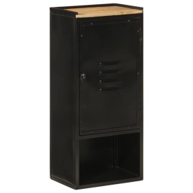 Iron and solid mango wood bathroom cabinet 40x27x90 cm by , Bathroom furniture - Ref: Foro24-358562, Price: 80,25 €, Discount: %