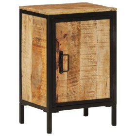 Solid mango wood and iron bathroom cabinet 40x30x60 cm by , Bathroom furniture - Ref: Foro24-358574, Price: 95,29 €, Discount: %