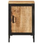 Solid mango wood and iron bathroom cabinet 40x30x60 cm by , Bathroom furniture - Ref: Foro24-358574, Price: 95,29 €, Discount: %