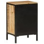 Solid mango wood and iron bathroom cabinet 40x30x60 cm by , Bathroom furniture - Ref: Foro24-358574, Price: 95,29 €, Discount: %