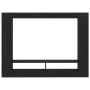 TV stand made of black plywood 152x22x113 cm by , TV Furniture - Ref: Foro24-800739, Price: 88,99 €, Discount: %