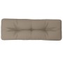 Cushion for a taupe gray fabric pallet sofa 120x40x12 cm by , Cushions for chairs and sofas - Ref: Foro24-315244, Price: 28,9...