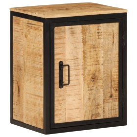 Solid mango wood and iron bathroom cabinet 40x30x50 cm by , Bathroom furniture - Ref: Foro24-358573, Price: 91,84 €, Discount: %