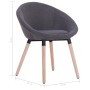 Dining chairs 2 units dark gray fabric by vidaXL, dining chairs - Ref: Foro24-283440, Price: 190,99 €, Discount: %