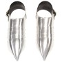 Réplica de escarpes de caballero medieval LARP acero plateado de , Armas coleccionables - Ref: Foro24-286238, Precio: 56,89 €...