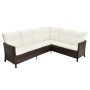 Set muebles de jardín 4 piezas y cojines ratán sintético marrón de , Conjuntos de jardín - Ref: Foro24-43105, Precio: 537,25 ...