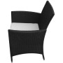 Garden chairs 2 units black synthetic rattan by , Garden chairs - Ref: Foro24-43132, Price: 219,76 €, Discount: %