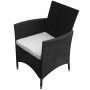 Garden chairs 2 units black synthetic rattan by , Garden chairs - Ref: Foro24-43132, Price: 219,76 €, Discount: %