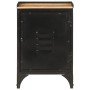 Iron and solid mango wood bathroom cabinet 40x30x60 cm by , Bathroom furniture - Ref: Foro24-358566, Price: 84,71 €, Discount: %