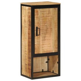 Badezimmerschrank aus massivem Mangoholz und Eisen, 40 x 27 x 90 cm von , Badezimmermöbel - Ref: Foro24-358570, Preis: 104,37...