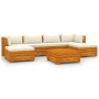 7-piece garden furniture set with solid acacia wood and cushions by , Garden sets - Ref: Foro24-3087298, Price: 873,08 €, Dis...