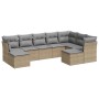 9-piece garden sofa set with beige synthetic rattan cushions by , Garden sets - Ref: Foro24-3250408, Price: 611,80 €, Discoun...