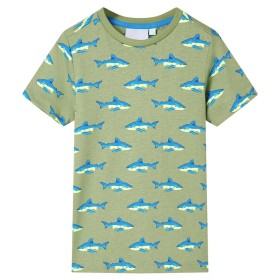 Camiseta infantil caqui claro 140 de , Camisetas para niños - Ref: Foro24-12303, Precio: 8,99 €, Descuento: %