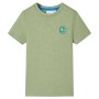 Light khaki children's t-shirt size 140 by , Kids T-shirts - Ref: Foro24-12343, Price: 8,71 €, Discount: %