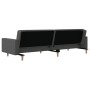 Sofá cama de 2 plazas con dos almohadas tela gris oscuro de , Sofás - Ref: Foro24-375900, Precio: 251,66 €, Descuento: %