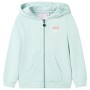 Heller mintgrüner Hoodie mit hellem mintgrünem Kapuzenpullover mit Reißverschluss 116 von , Kinder-T-Shirts - Ref: Foro24-109...