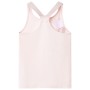 Camiseta de tirantes infantil rosa suave 128 de , Camisetas para niños - Ref: Foro24-11197, Precio: 9,49 €, Descuento: %