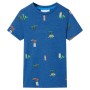 Camiseta infantil azul oscuro mélange 116 de , Camisetas para niños - Ref: Foro24-12231, Precio: 8,66 €, Descuento: %