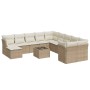 12-teiliges Gartensofa-Set und braune synthetische Rattankissen von , Gartensets - Ref: Foro24-3218618, Preis: 869,80 €, Raba...