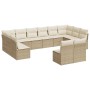 Garden sofa set 12 pieces and brown synthetic rattan cushions by , Garden sets - Ref: Foro24-3218368, Price: 836,15 €, Discou...