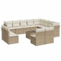 Set Gartensofas mit Kissen 13 Stück synthetisches Rattan beige von , Gartensets - Ref: Foro24-3218478, Preis: 974,51 €, Rabat...