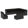 Set Gartensofas 12 Stück Kissen synthetisches Rattan schwarz von , Gartensets - Ref: Foro24-3218465, Preis: 722,64 €, Rabatt: %