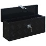 Caja de aluminio 485x140x200 mm negra de vidaXL, Cajas de herramientas - Ref: Foro24-144845, Precio: 79,41 €, Descuento: %