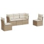 Garden sofa set with 5-piece synthetic rattan beige cushions by , Garden sets - Ref: Foro24-3217348, Price: 420,70 €, Discoun...