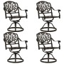 Bistro table and chairs 5 pieces cast aluminum bronze color by , Garden sets - Ref: Foro24-3070622, Price: 1,00 €, Discount: %