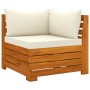 Garden furniture 8 pieces with cushions solid acacia wood by , Garden sets - Ref: Foro24-3087306, Price: 1,00 €, Discount: %