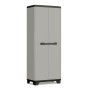 Keter Planet Gray and Black Multipurpose Storage Cabinet by , Lockers and storage cabinets - Ref: Foro24-445036, Price: 137,7...