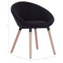 Dining chairs 2 units black fabric by vidaXL, dining chairs - Ref: Foro24-283445, Price: 180,07 €, Discount: %