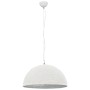 Lámpara colgante blanco y plateado E27 Ø50 cm de vidaXL, Lámparas - Ref: Foro24-50937, Precio: 73,58 €, Descuento: %