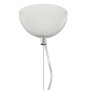 Lámpara colgante blanco y plateado E27 Ø50 cm de vidaXL, Lámparas - Ref: Foro24-50937, Precio: 73,99 €, Descuento: %