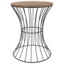 H&S Collection Beige Metal Side Table by H&S Collection, Side tables - Ref: Foro24-424360, Price: 37,32 €, Discount: %