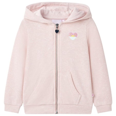 Kinder-Hoodie mit hellrosa Reißverschluss Mix 140 von , Kinder-T-Shirts - Ref: Foro24-10983, Preis: 17,06 €, Rabatt: %