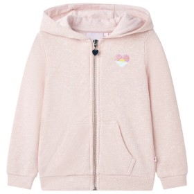 Kinder-Hoodie mit hellrosa Reißverschluss Mix 116 von , Kinder-T-Shirts - Ref: Foro24-10981, Preis: 14,99 €, Rabatt: %